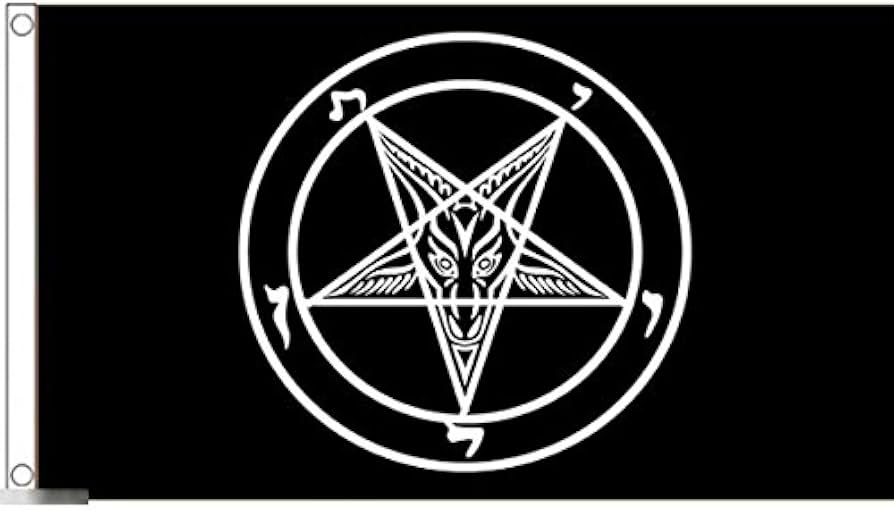 Amazon.co.jp: 国旗 サタン サタニズム サタニック 悪魔崇拝